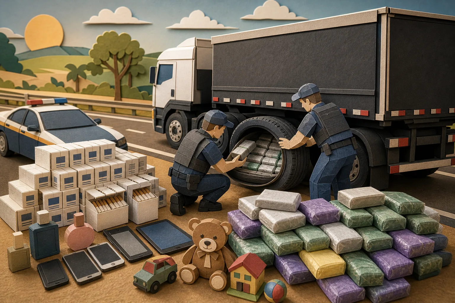 Fiscalizações interceptam entorpecentes e contrabando no interior paulista