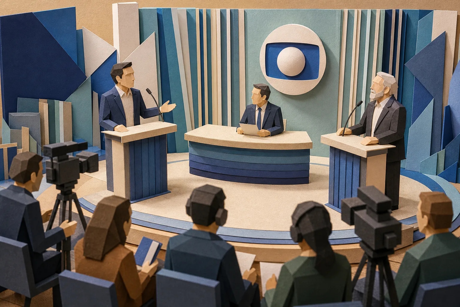 Flávio Bolsonaro apresenta mensagem final aos eleitores no último debate presidencial