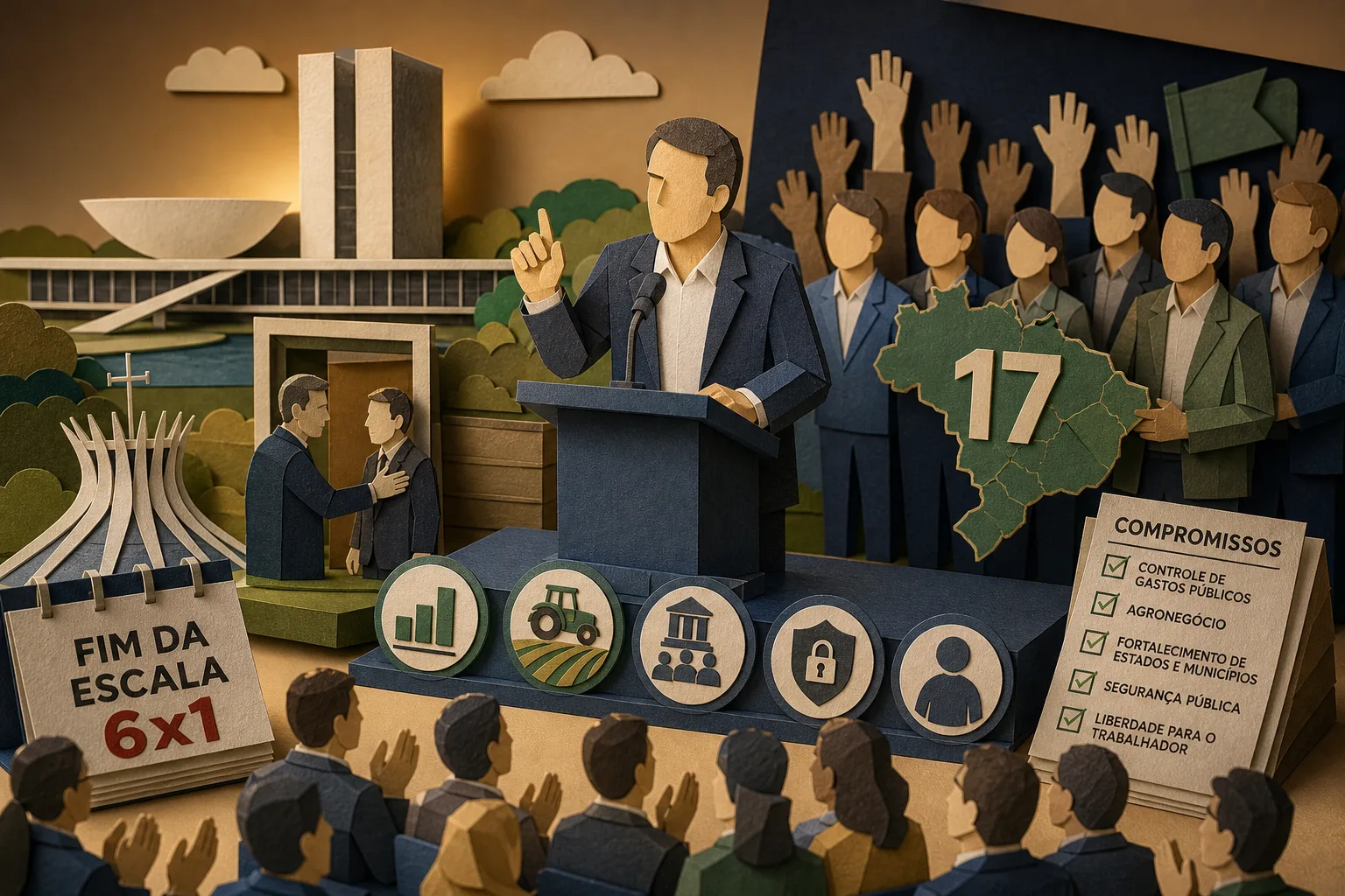 Flávio Bolsonaro declara apoio ao término da jornada de trabalho 6x1