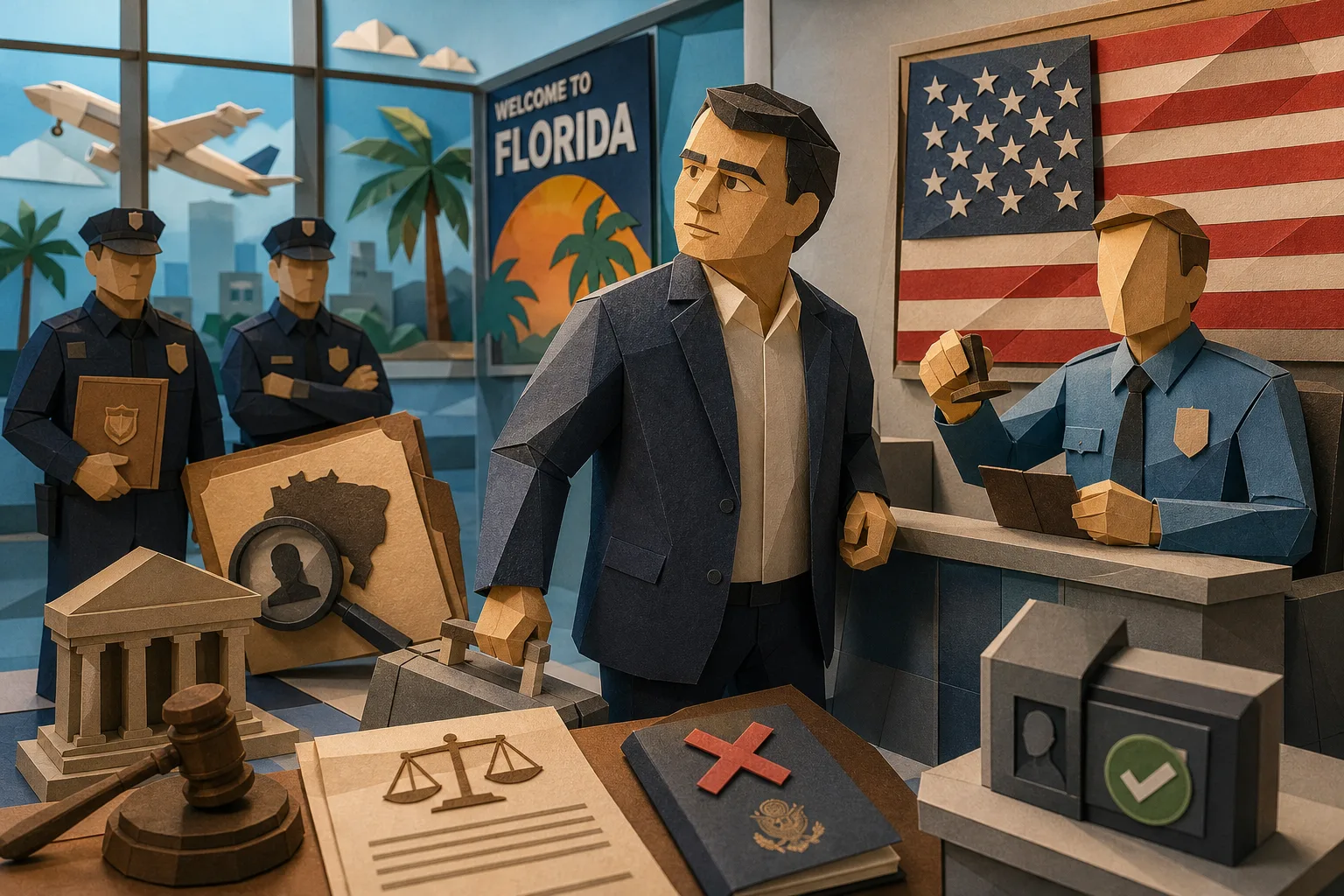 Flávio Bolsonaro desembarca na Flórida após determinação do STF para reter passaporte