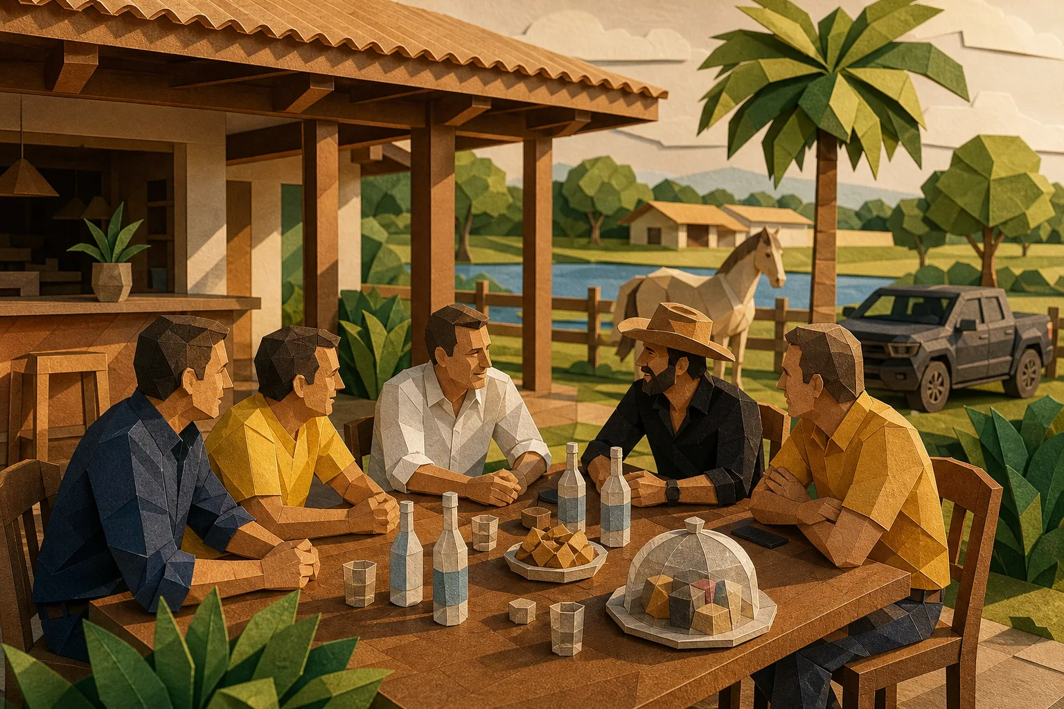 Flávio Bolsonaro e Gusttavo Lima se encontram em fazenda a dias do segundo turno