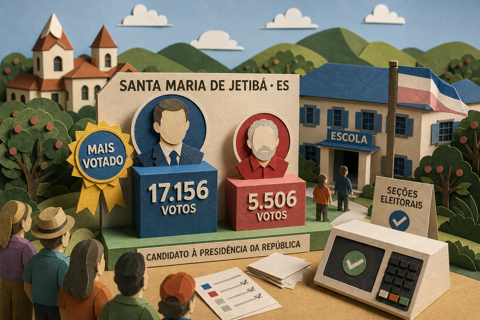 Flavio Bolsonaro é o candidato mais votado em Santa Maria de Jetibá no ES