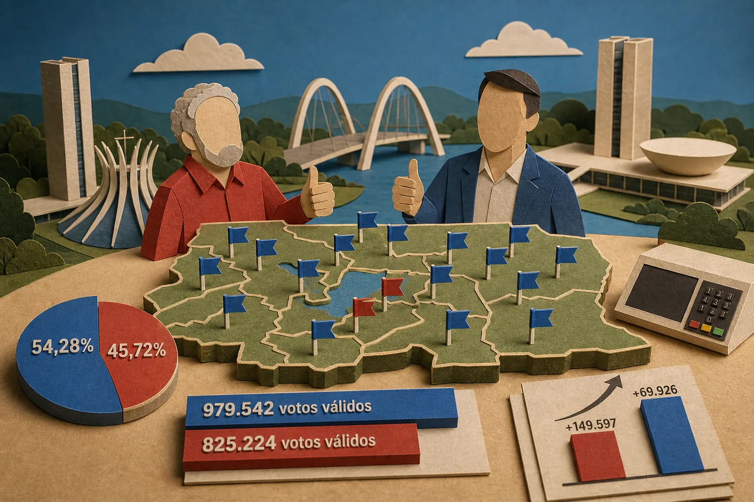 Flávio Bolsonaro vence em 17 das 19 zonas eleitorais do Distrito Federal