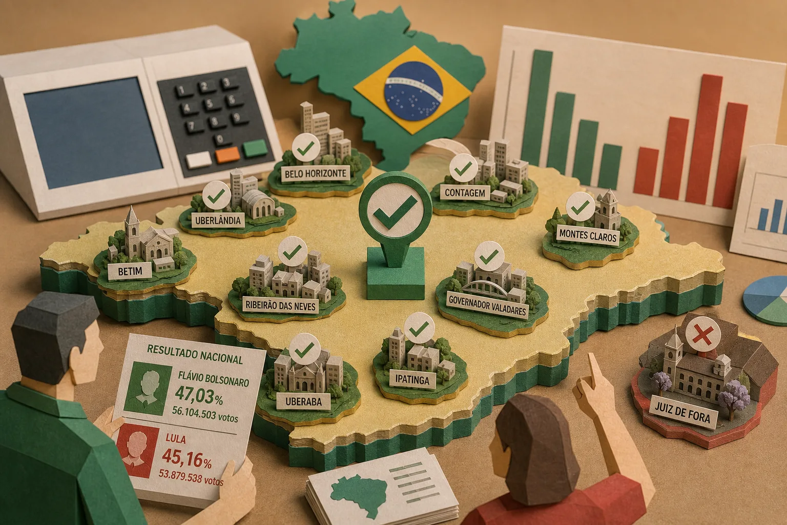 Flávio Bolsonaro vence em nove dos dez principais colégios eleitorais mineiros