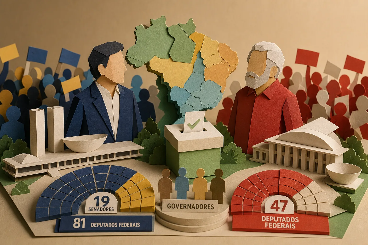 Flávio e Lula disputarão o segundo turno da eleição para a Presidência