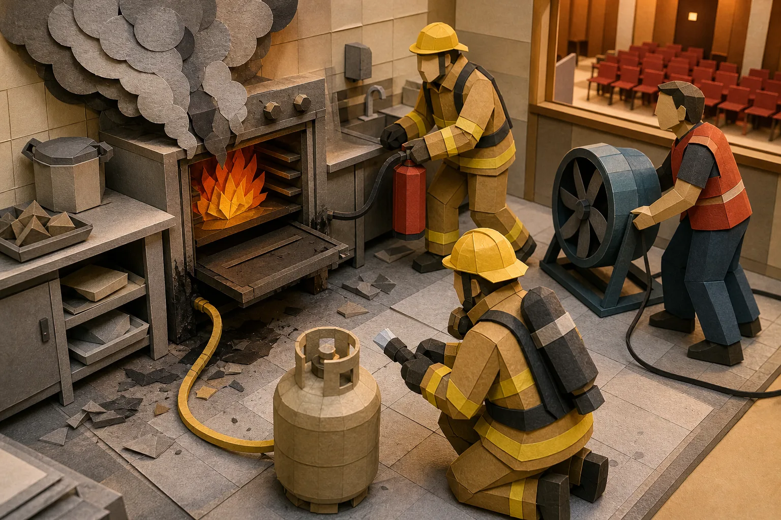Fogo em botijão de gás mobiliza bombeiros na Faculdade de Engenharia da UFMG