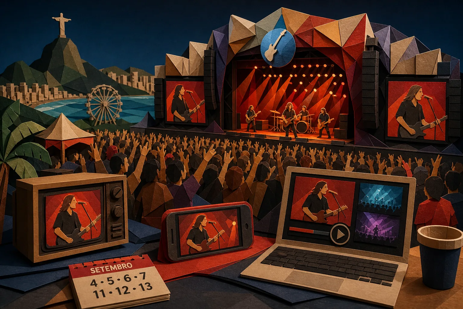 Foo Fighters fecha primeira noite do Palco Mundo no Rock in Rio 2026
