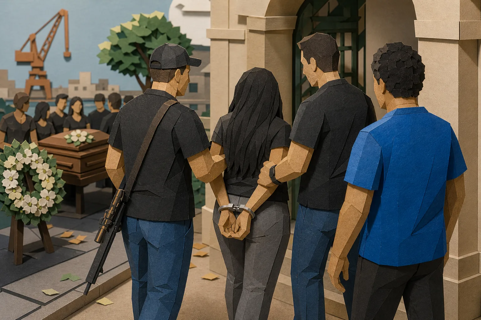 Foragida da Justiça por crime de tortura é detida durante velório na Zona Portuária