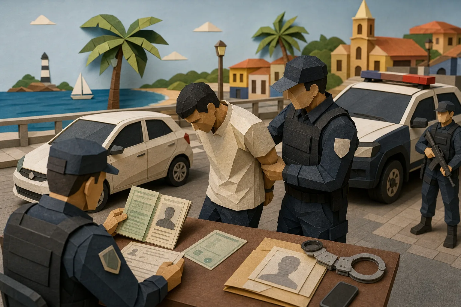 Foragido da Justiça do Pará é capturado com documentos falsos no litoral do Piauí