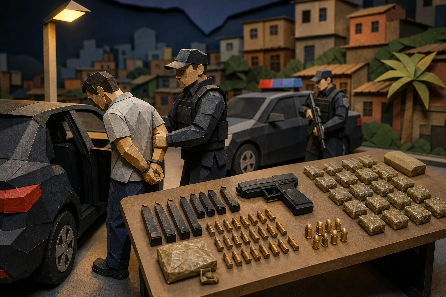 Foragido da Justiça e líder criminoso é capturado com armamento em Itaperuna