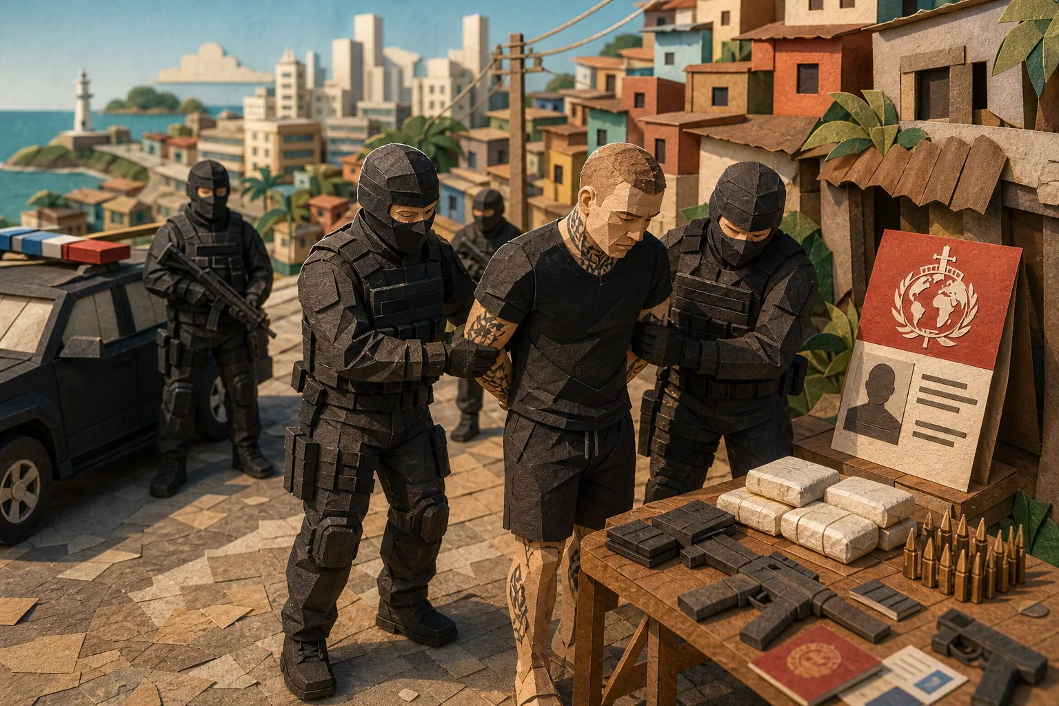 Foragido russo condenado à prisão perpétua é preso pela polícia em Salvador