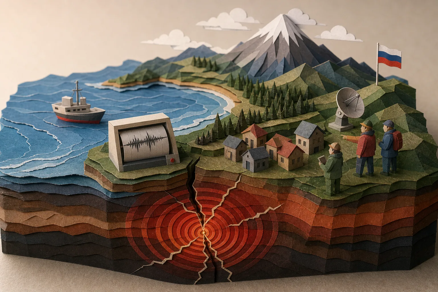 Forte tremor de magnitude 7 atinge Península de Kamchatka no extremo leste russo