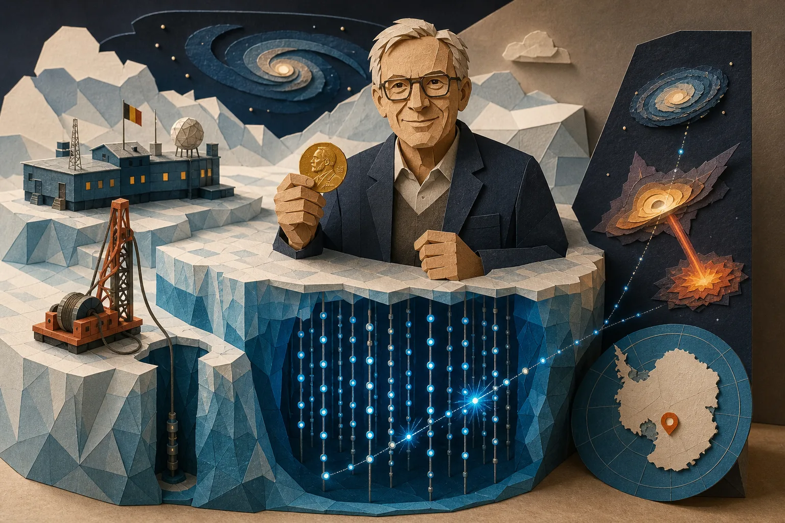 Francis Halzen vence Prêmio Nobel de Física por detecção de neutrinos no Polo Sul