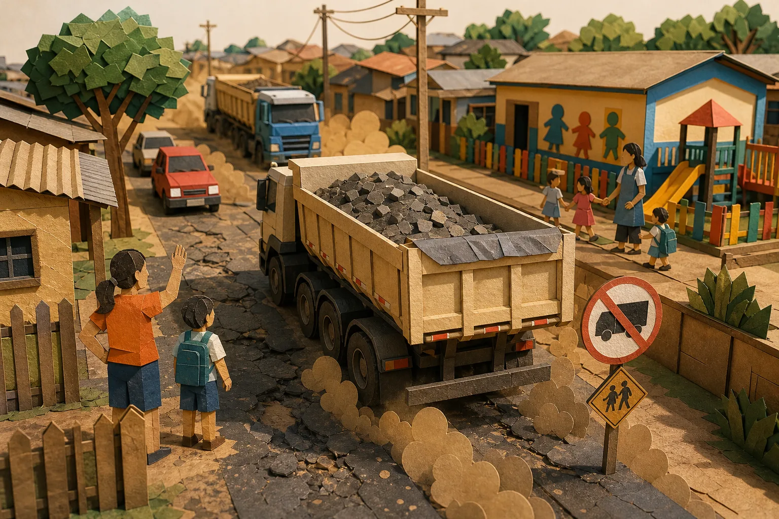 Fuga de fiscalização na BR-262 leva tráfego pesado para ruas de Campo Grande