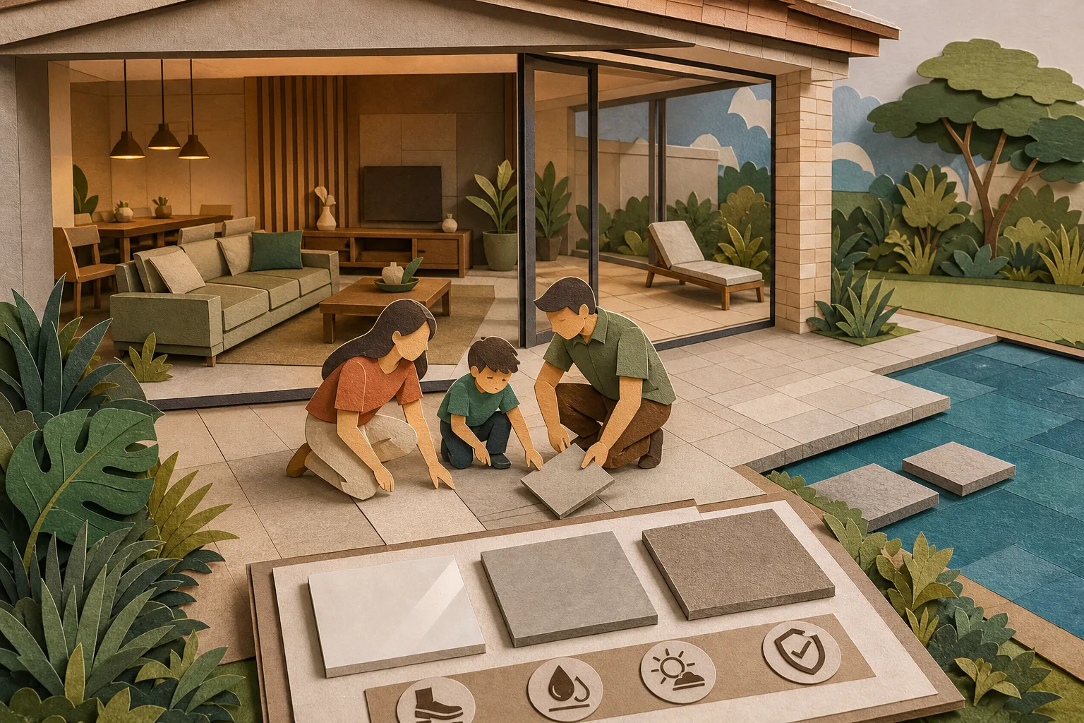 Funcionalidade e segurança devem orientar a definição de revestimentos residenciais