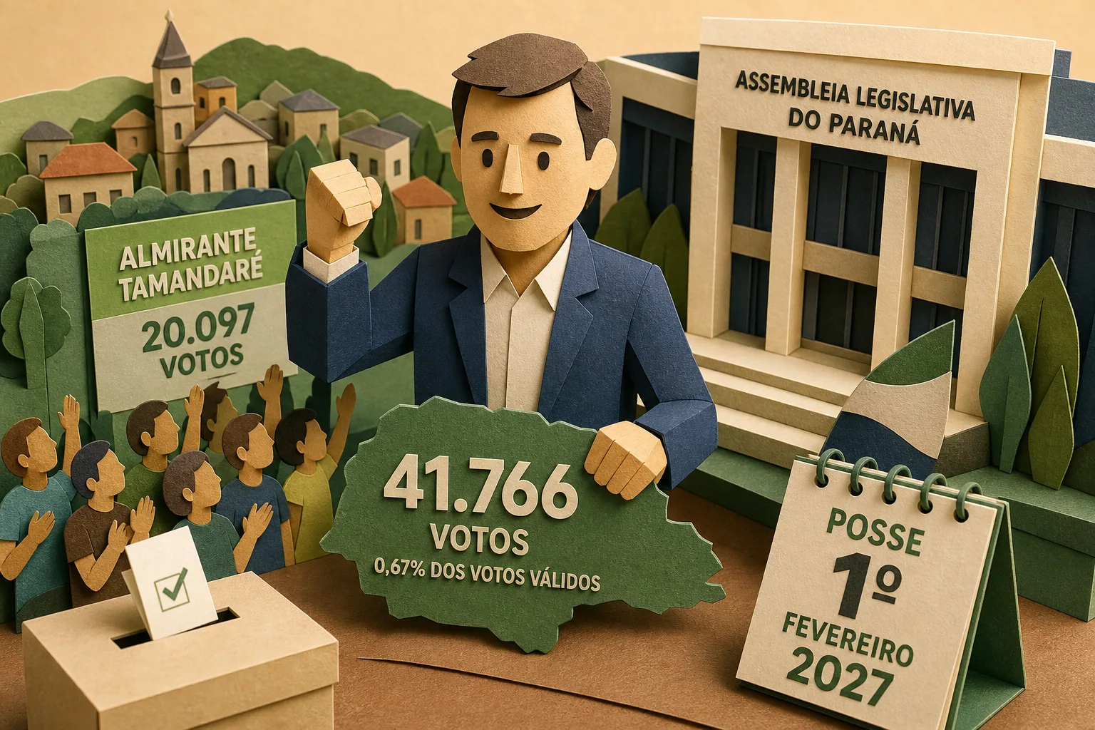 Gerson Colodel garante primeiro mandato na Assembleia Legislativa do Paraná
