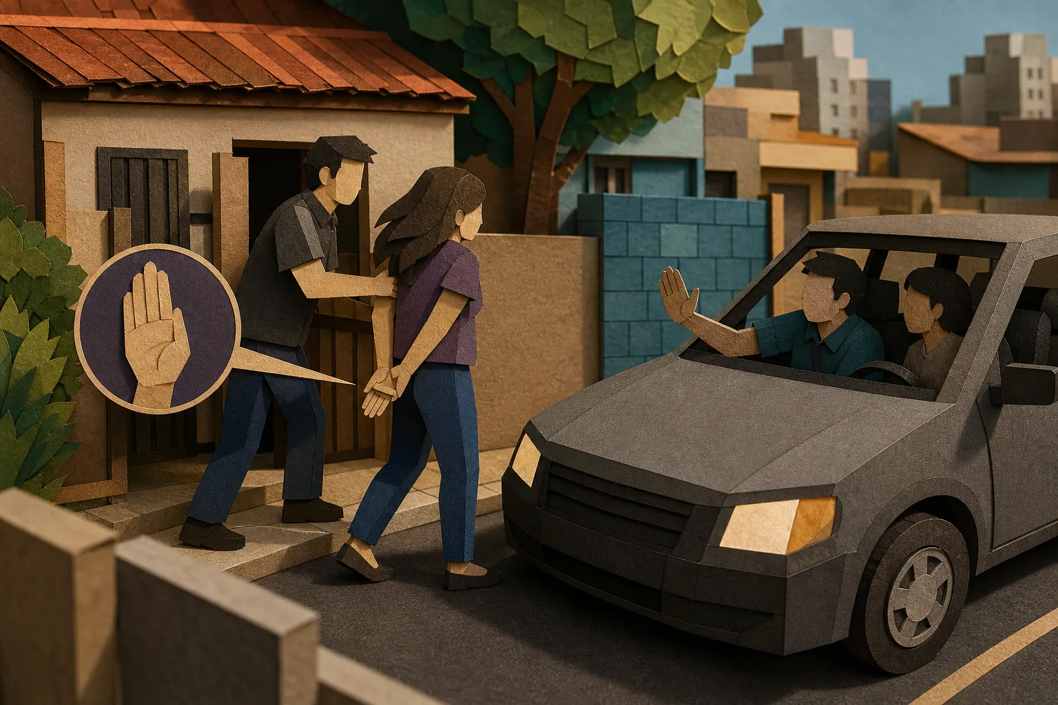 Gesto universal de socorro permite resgate de vítimas de violência no Paraná