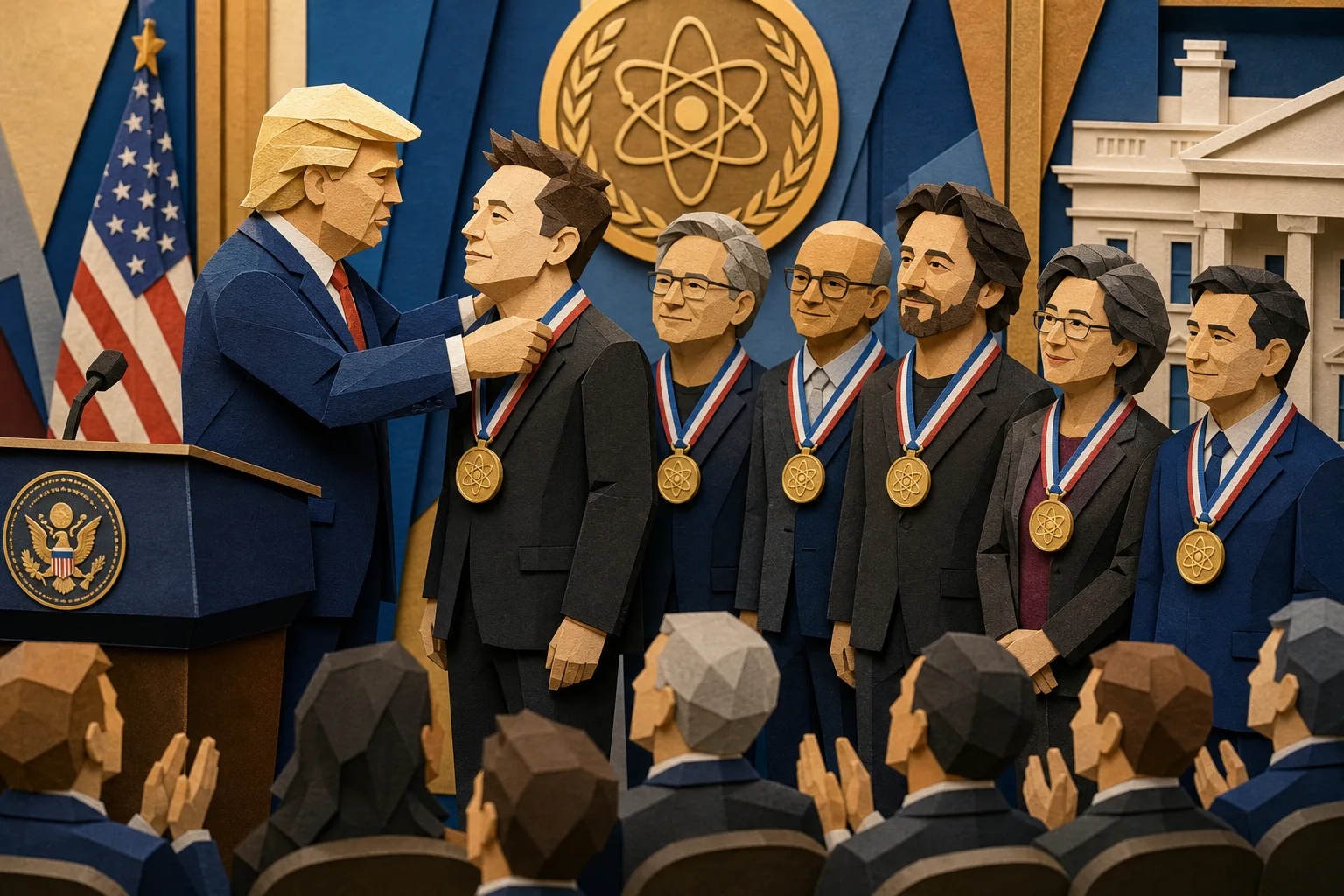 Governo americano condecora Elon Musk e executivos de tecnologia com prêmio de inovação