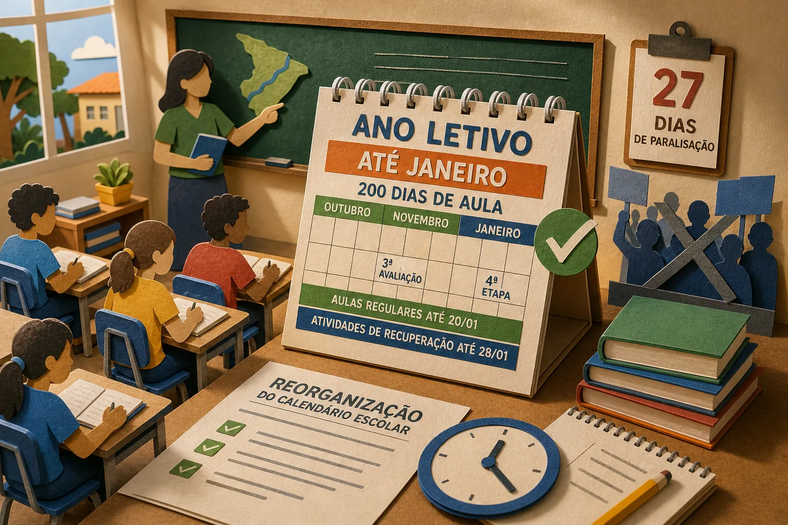Governo de Sergipe prolonga ano letivo até janeiro para cumprir 200 dias de aula
