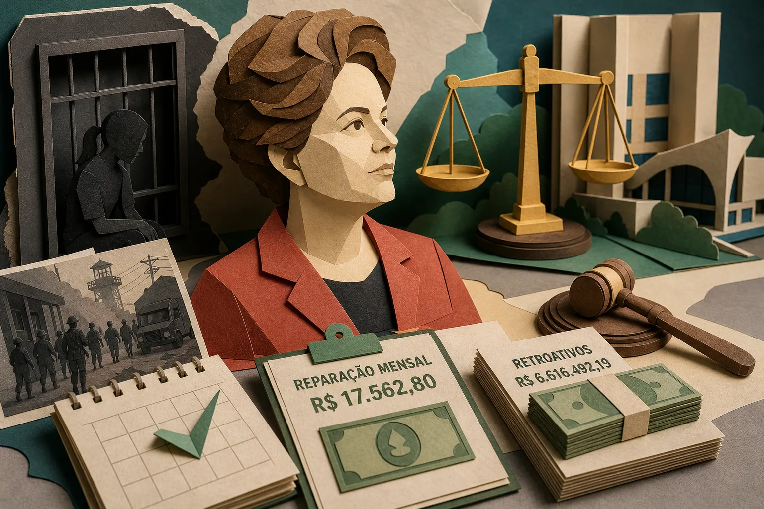 Governo define reparação mensal de R$ 17,5 mil para ex-presidente Dilma Rousseff