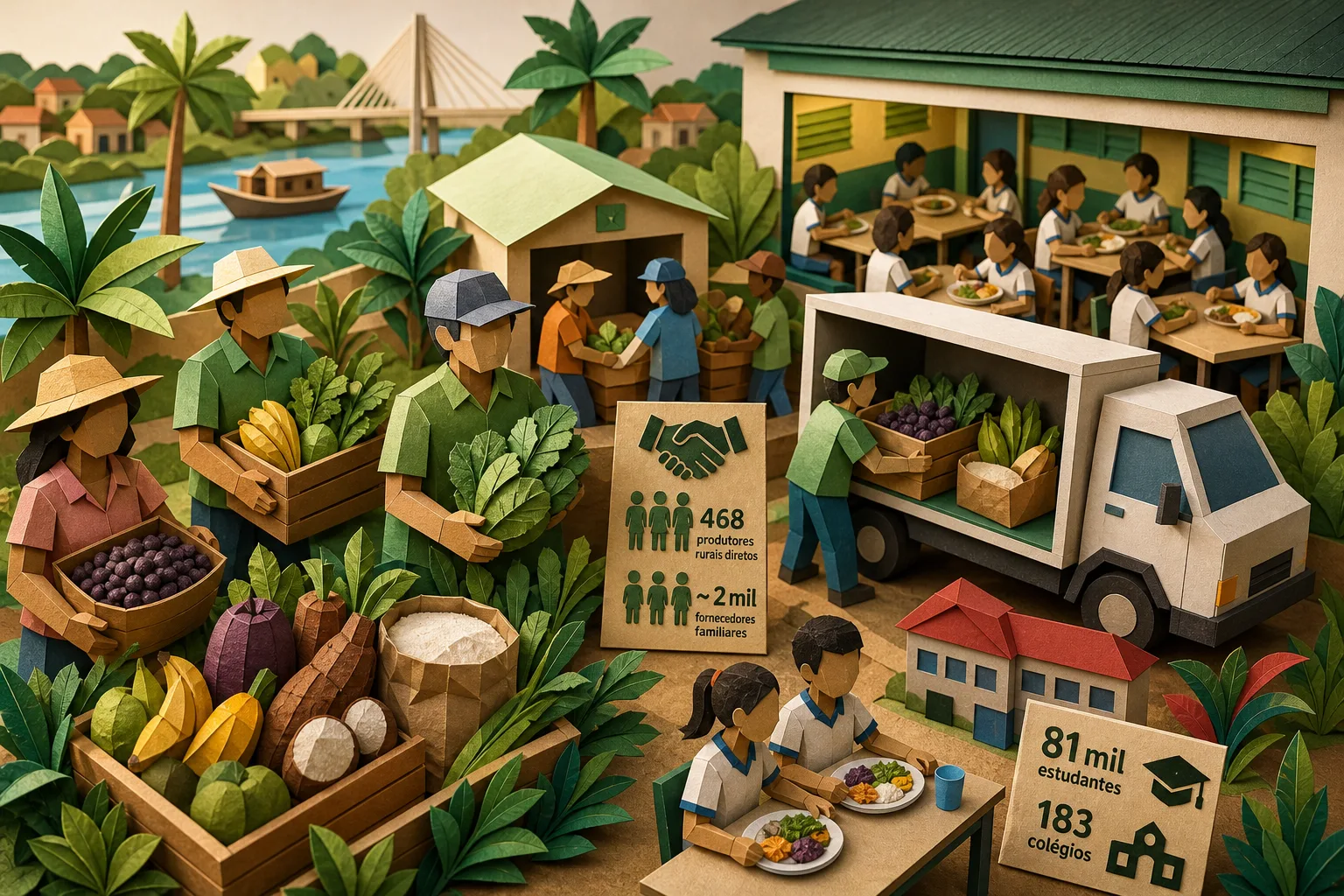 Governo do Amapá investe R$ 7,6 milhões em alimentos da agricultura familiar