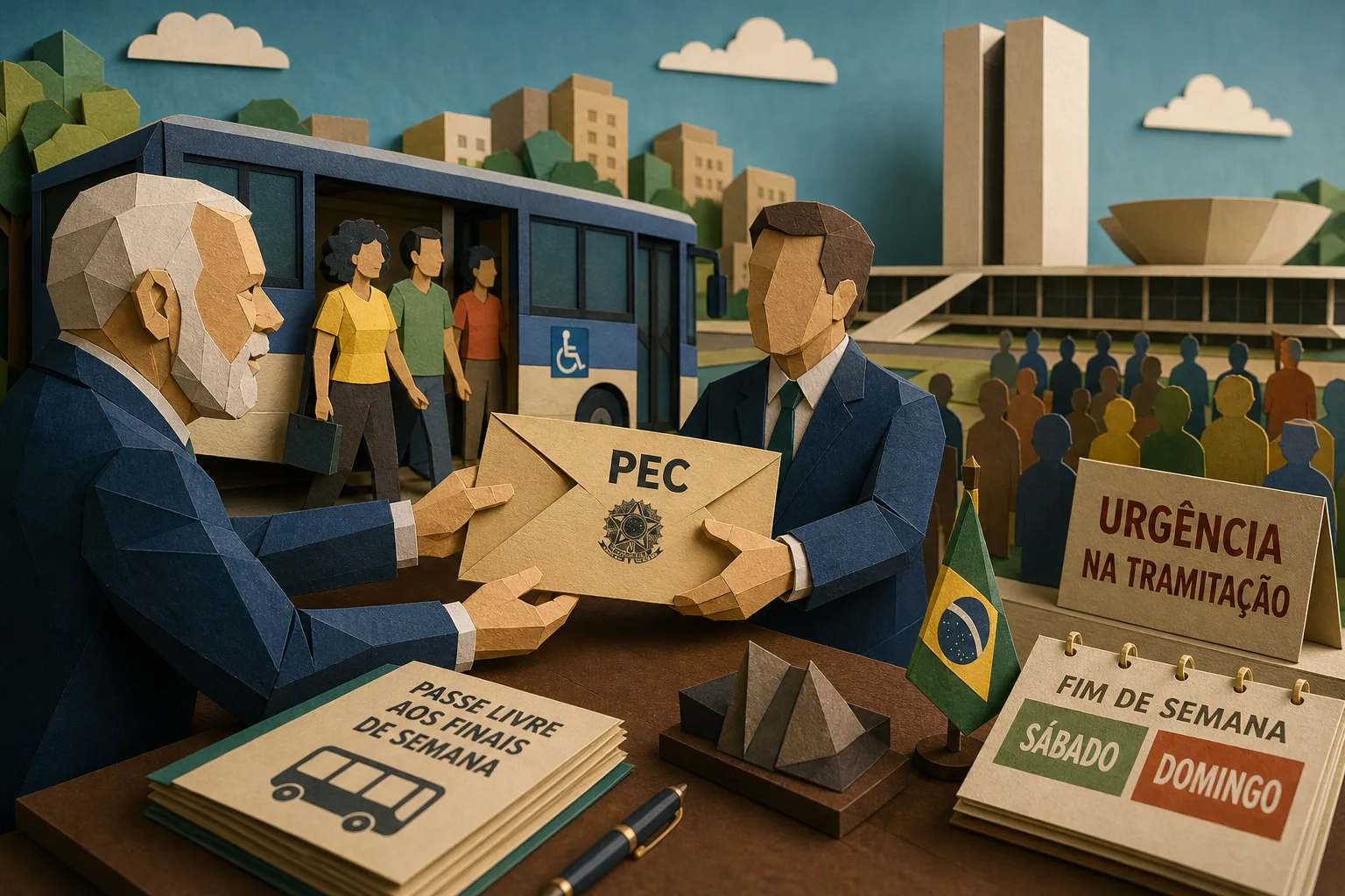 Governo envia PEC que cria passe livre nos transportes aos fins de semana