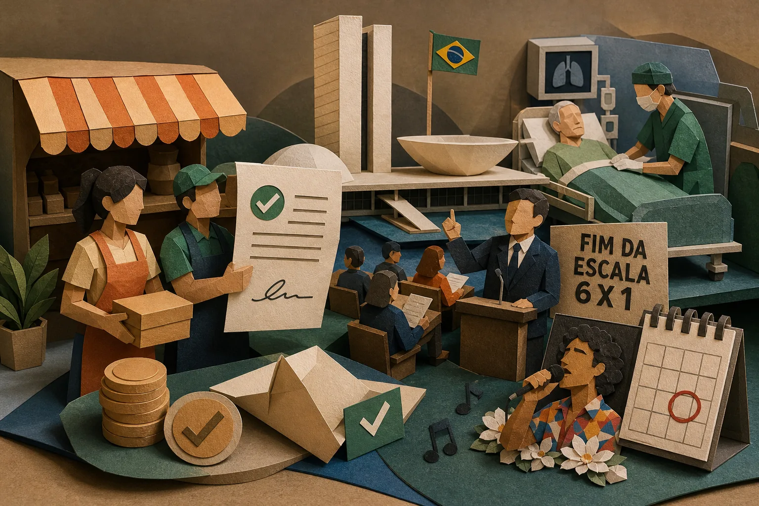 Governo propõe perdão de dívidas para MEIs e Flávio Bolsonaro apoia fim da escala 6x1