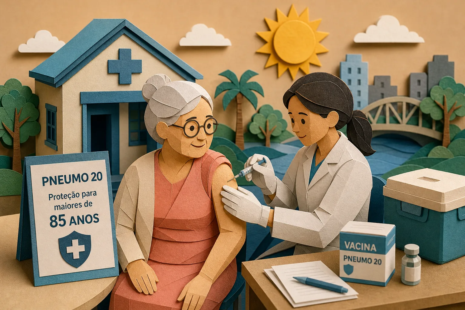 Gurupi começa a aplicar vacina pneumo 20 em idosos com mais de 85 anos