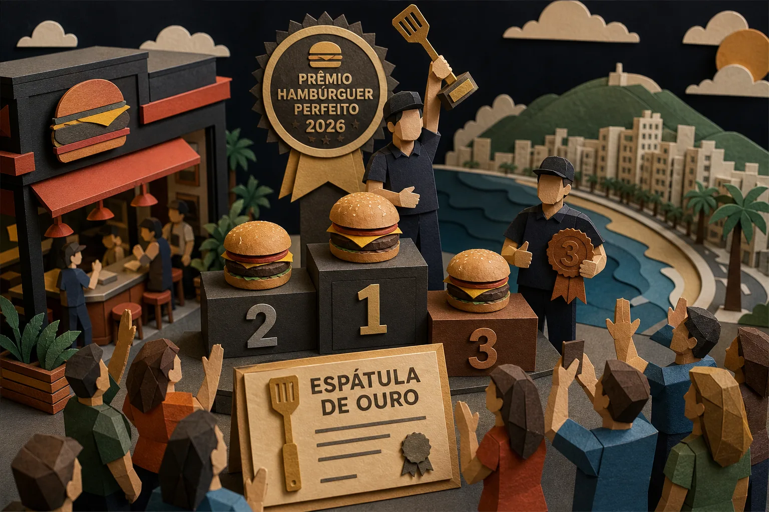 Hamburgueria Bom Beef criada em Santos entra no pódio de concurso nacional