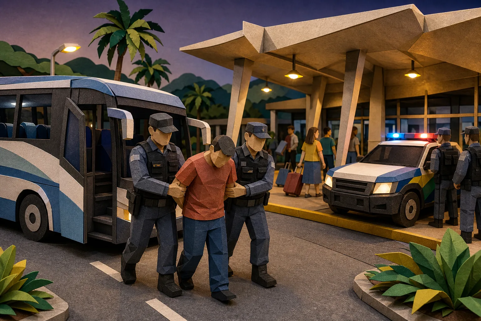 Homem com mandados de prisão em aberto é detido em terminal rodoviário do Piauí