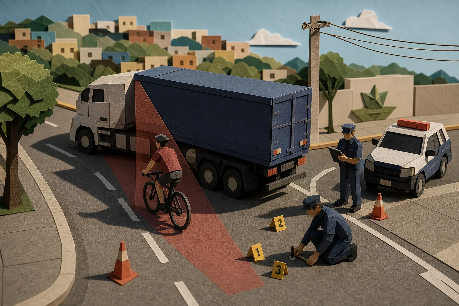 Homem de 33 anos morre atingido por carreta enquanto pedalava em Campina Grande