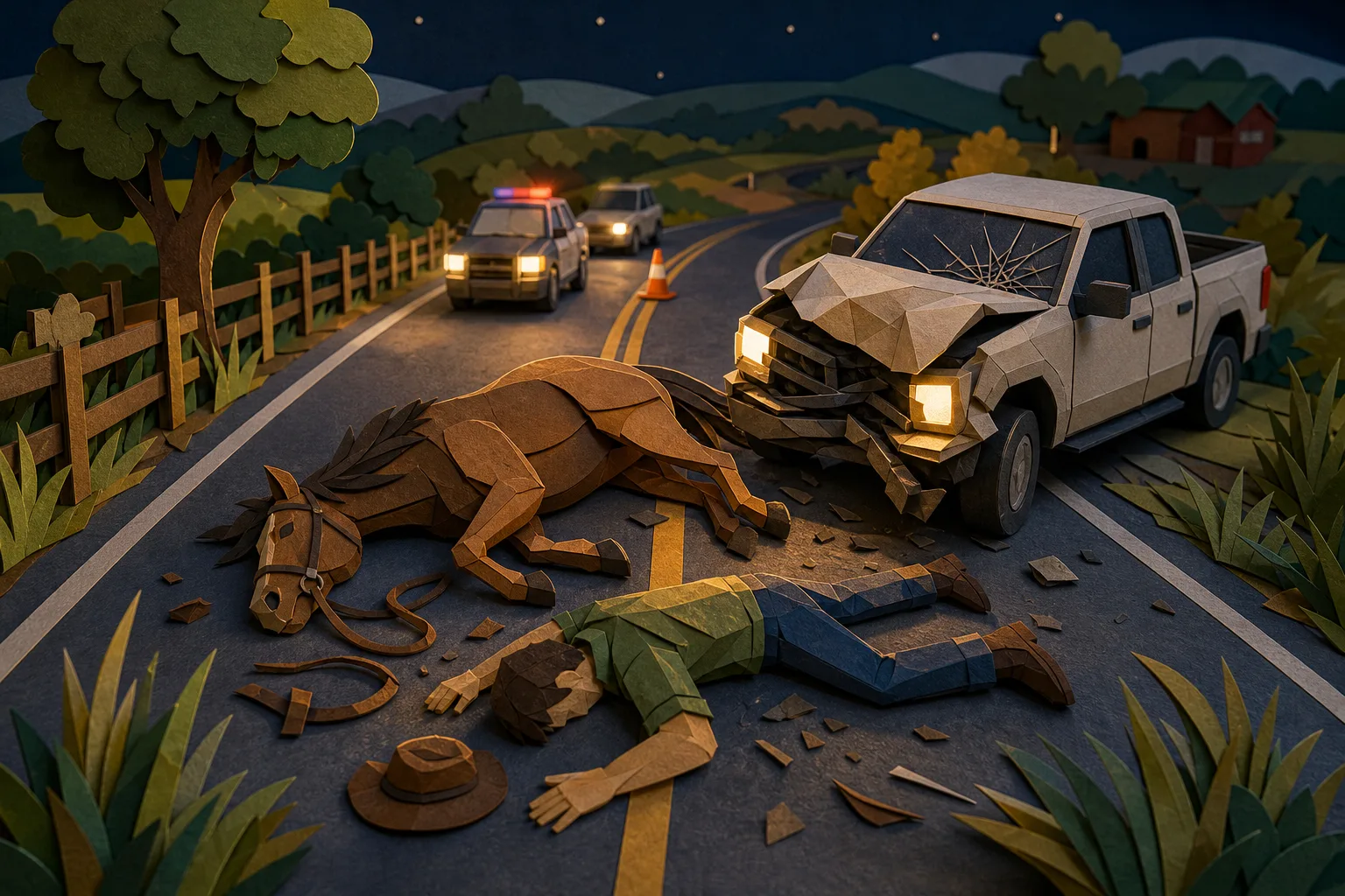 Homem e cavalo morrem após atropelamento por picape na SP-304 em Piracicaba