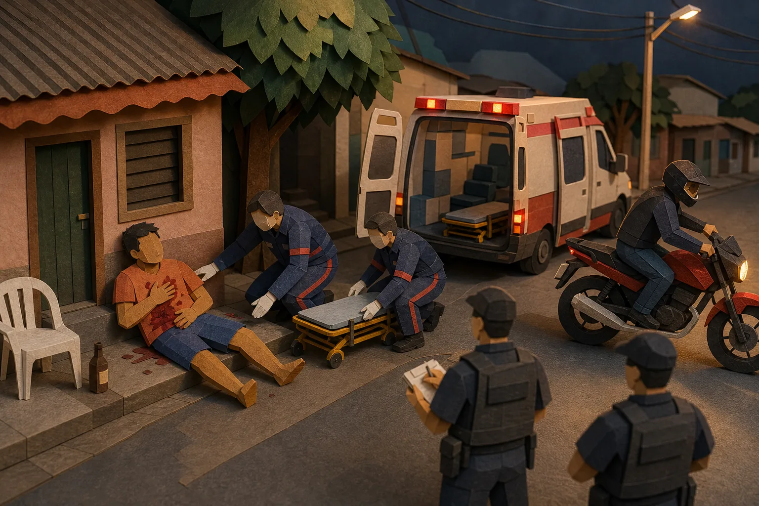 Homem fica em estado grave após ser atingido por três tiros em Santarém