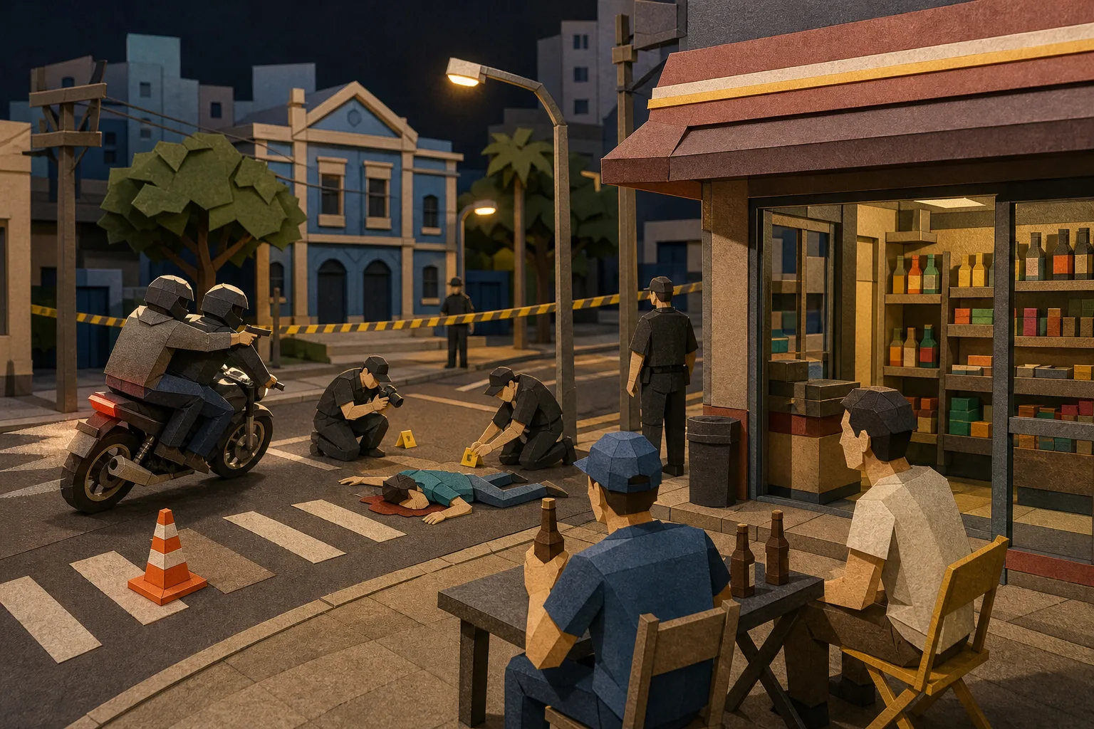 Homem morre baleado por dupla em motocicleta na área central de Cachoeirinha