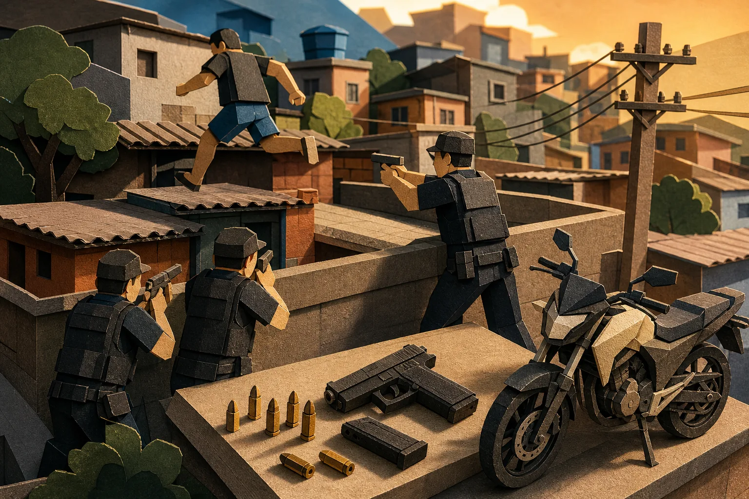 Homem procurado pela Justiça é detido após abrir fogo contra a polícia no RJ