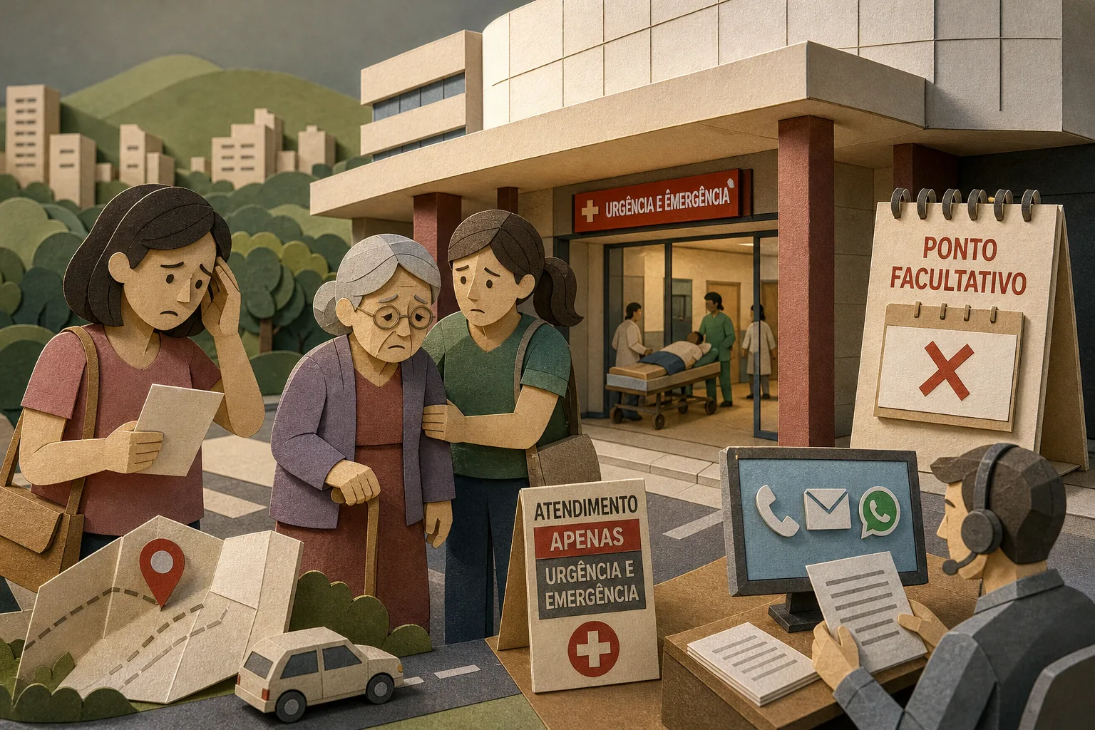Hospital das Clínicas da UFMG suspende consultas de rotina durante ponto facultativo