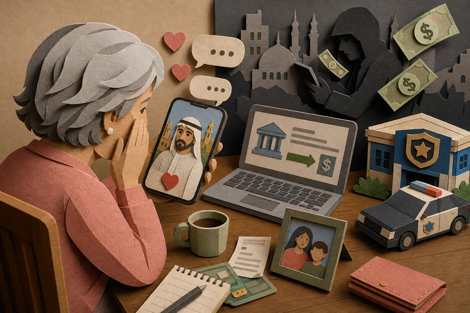 Idosa é vítima de estelionato após namoro virtual com falso sírio em Sinop
