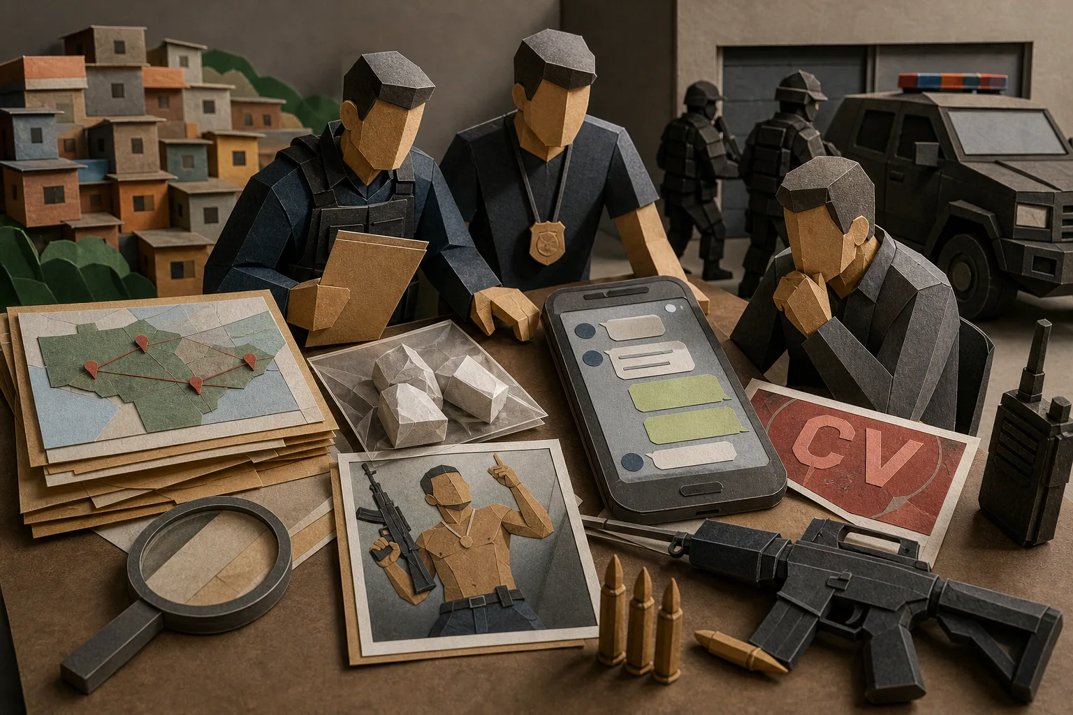 Imagens e mensagens revelam atuação de sargento da PM do Rio para o Comando Vermelho
