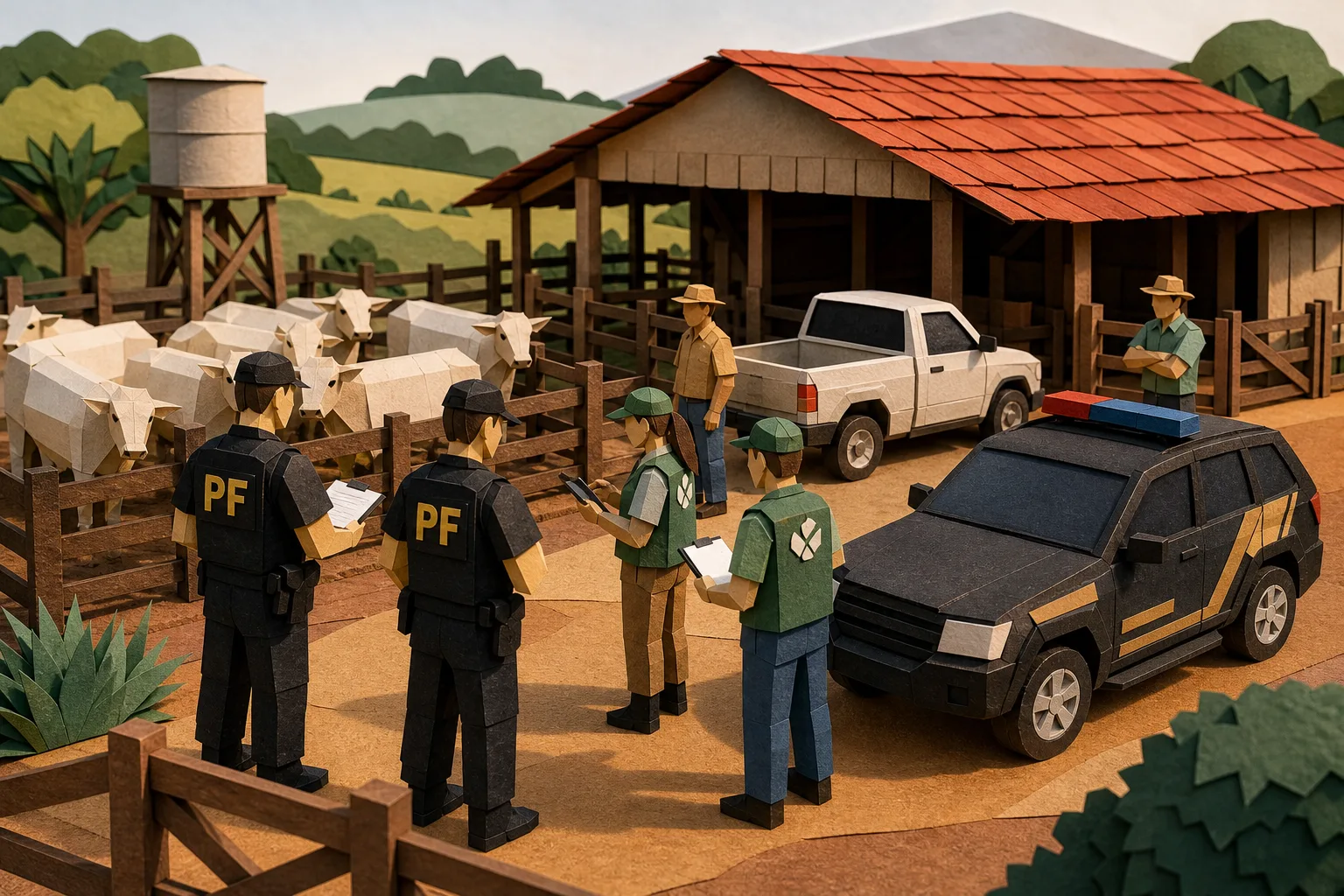 Imóvel rural pertencente ao pai do prefeito de Santa Inês é alvo de fiscalização federal