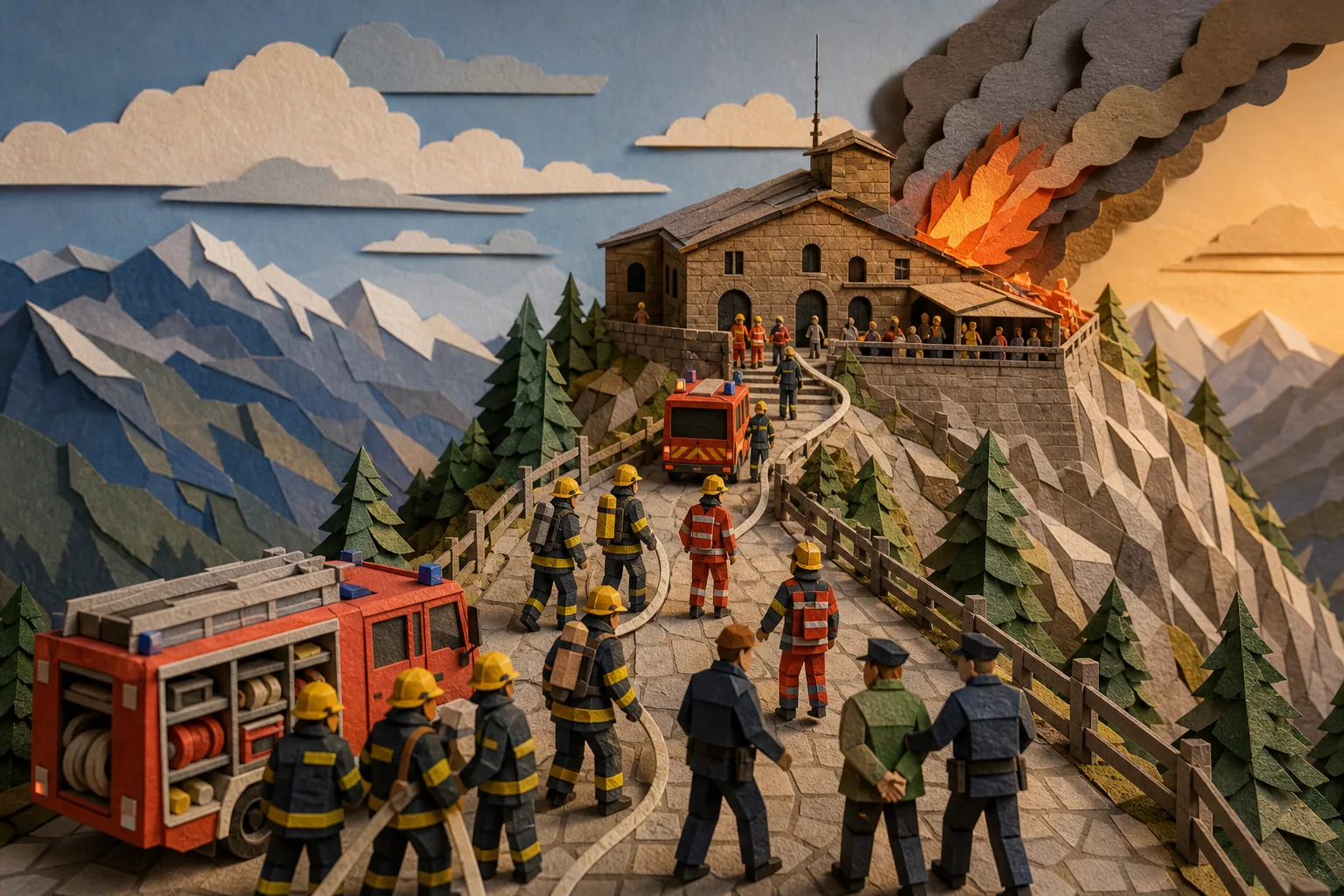Incêndio atinge o Ninho da Águia, histórico refúgio nazista na Alemanha