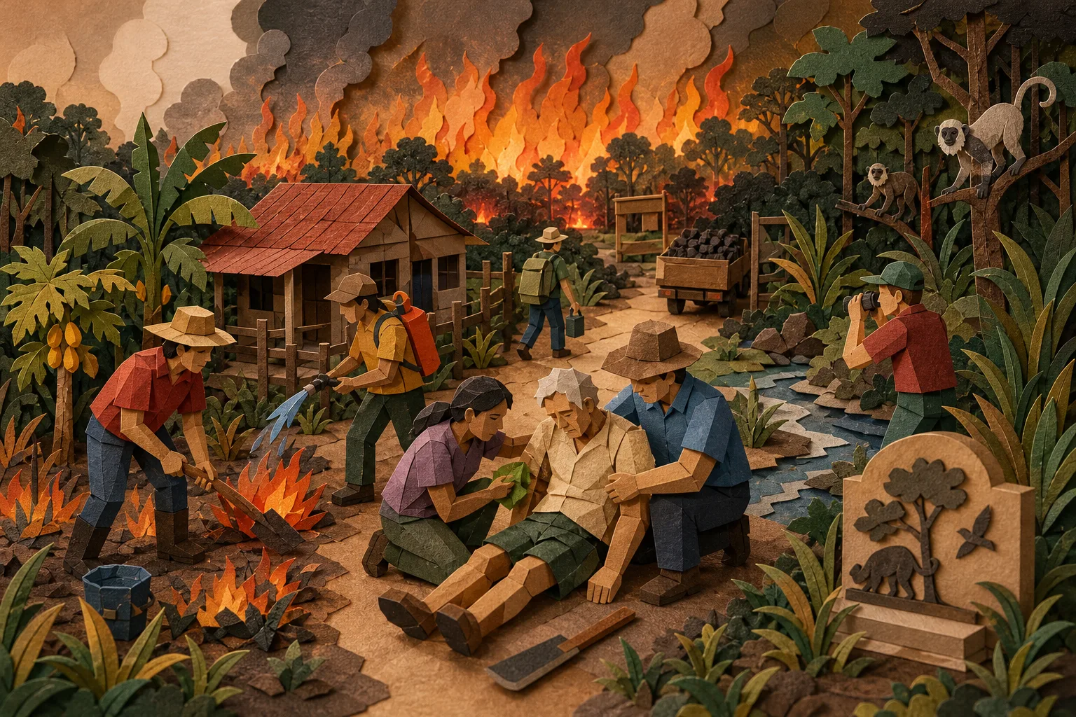 Incêndios avançam em áreas rurais e ameaçam reserva ecológica em Itacoatiara no AM