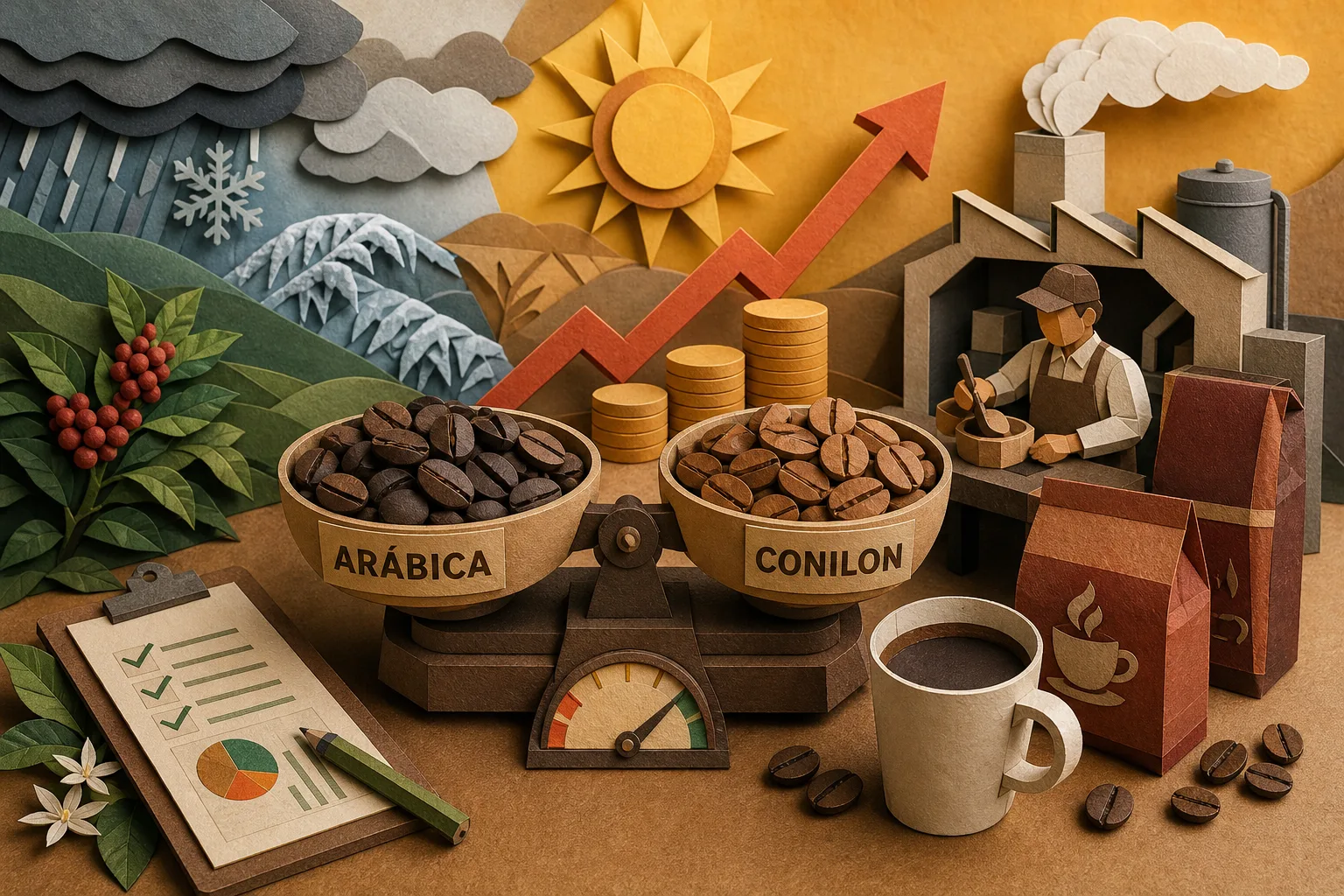 Indústria amplia uso de conilon em cafés tradicionais após alta do arábica