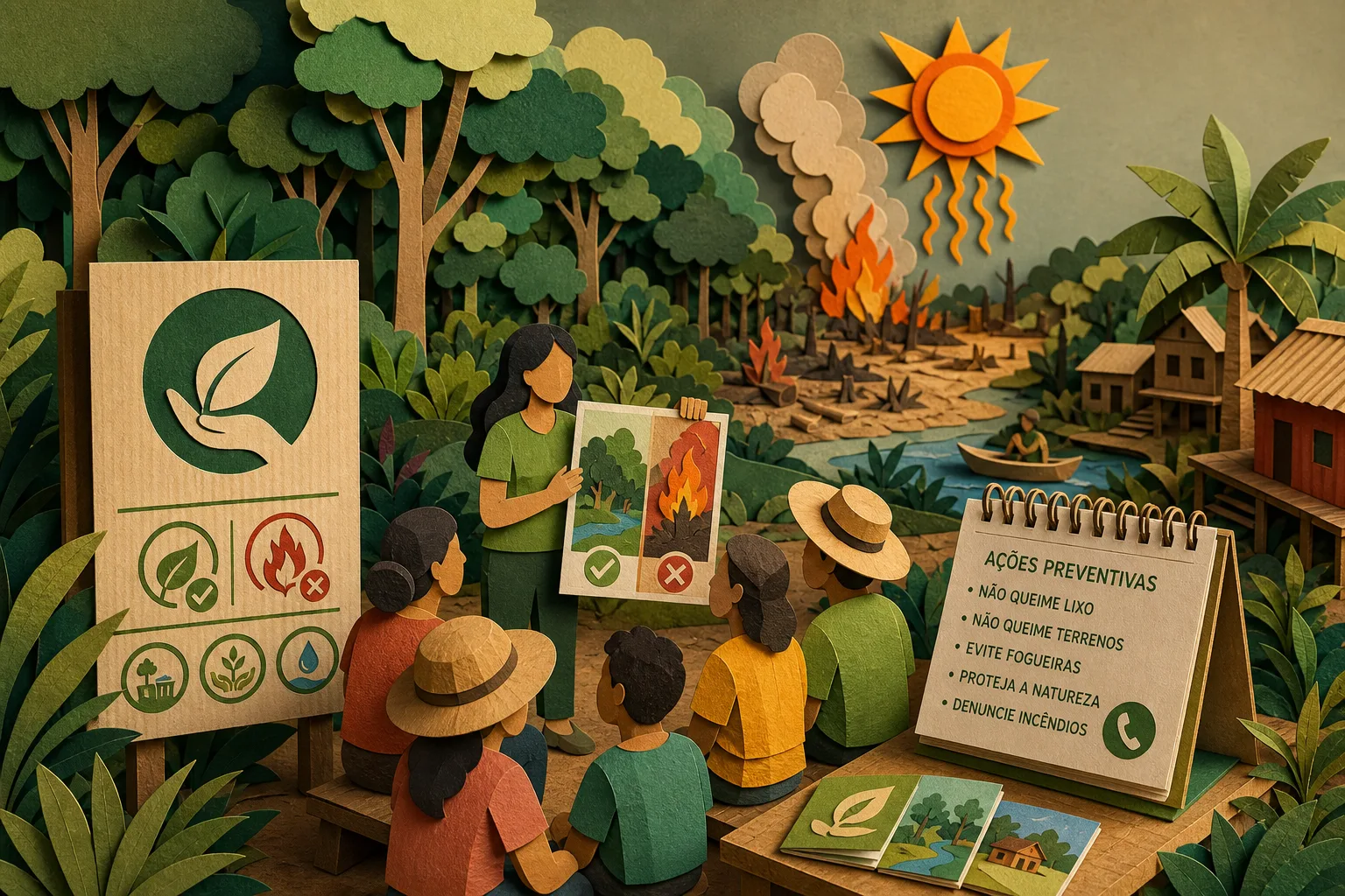 Iniciativa estimula medidas preventivas contra incêndios na região amazônica