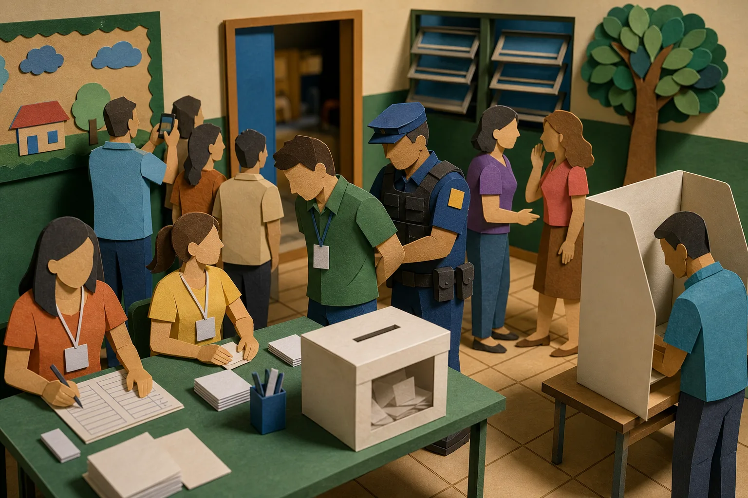 Integrante de mesa de votação é detido por fazer campanha dentro de colégio em MT