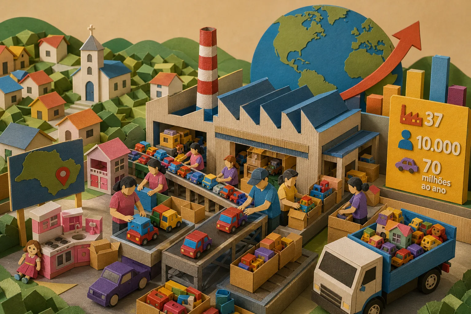 Interior paulista concentra segundo maior polo produtor de brinquedos do planeta