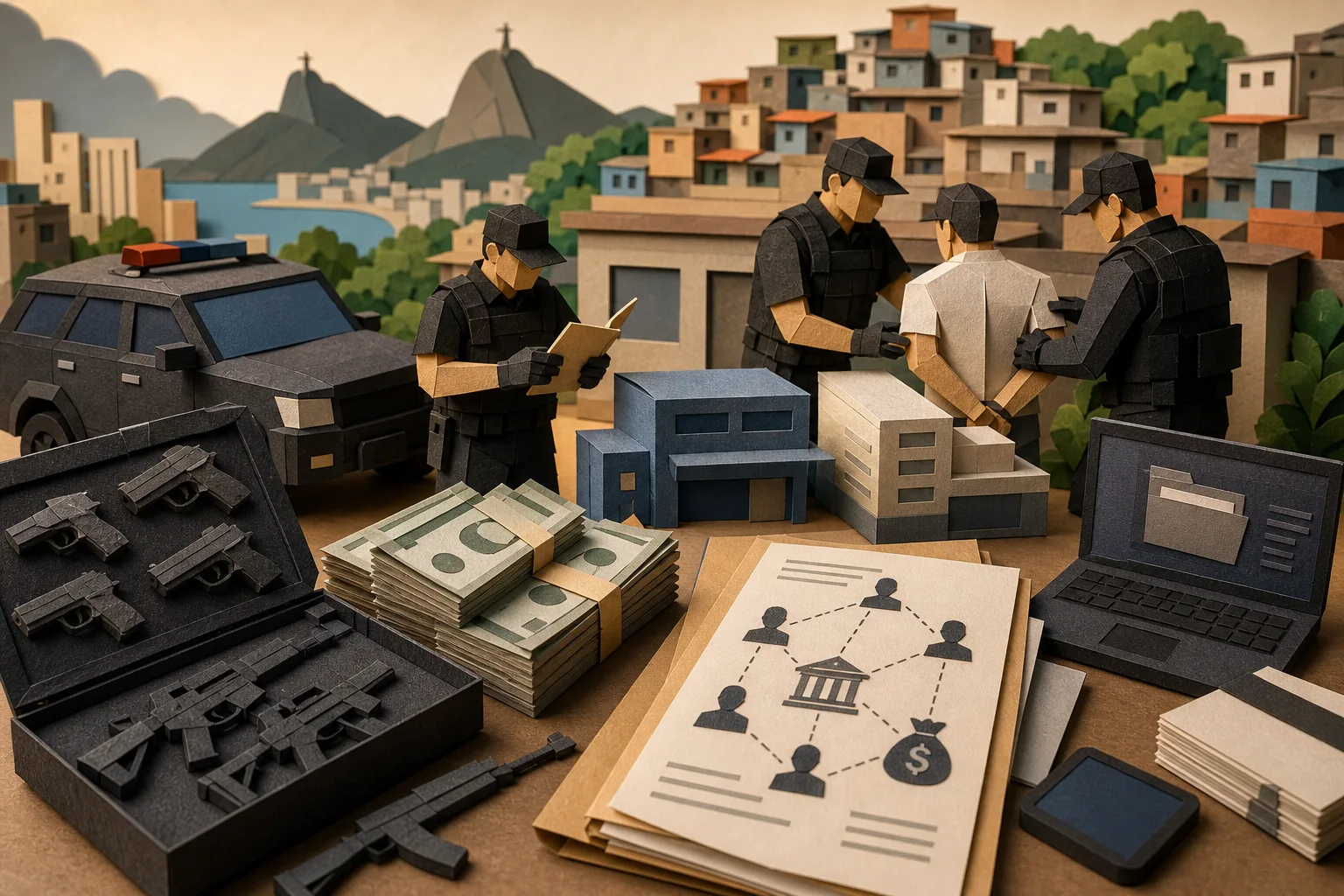 Investigação mira rede de policiais envolvida em comércio ilegal de armas no RJ