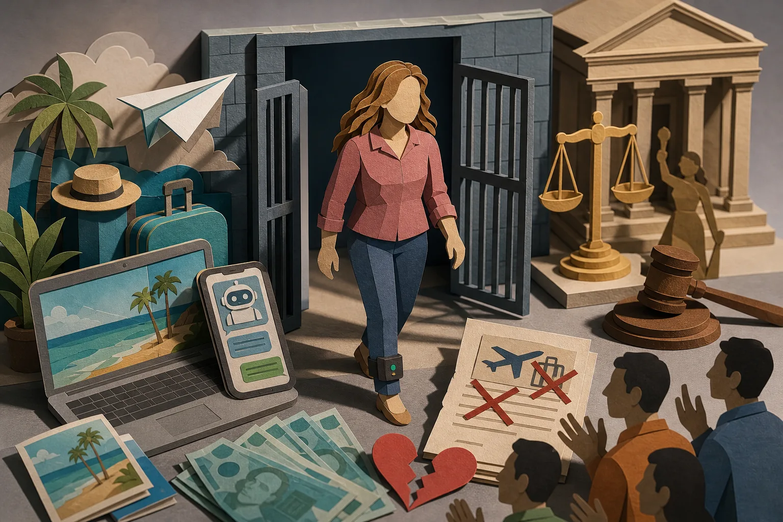 Investigada por fraude em pacotes turísticos com IA deixa a prisão no Maranhão