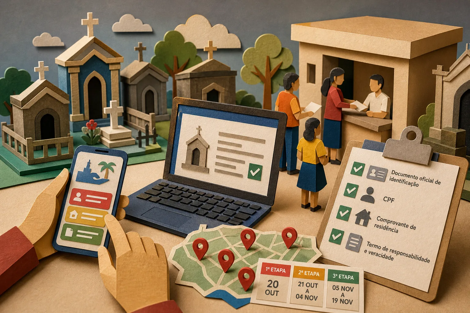 João Pessoa realiza atualização de registros de sepulturas e jazigos municipais