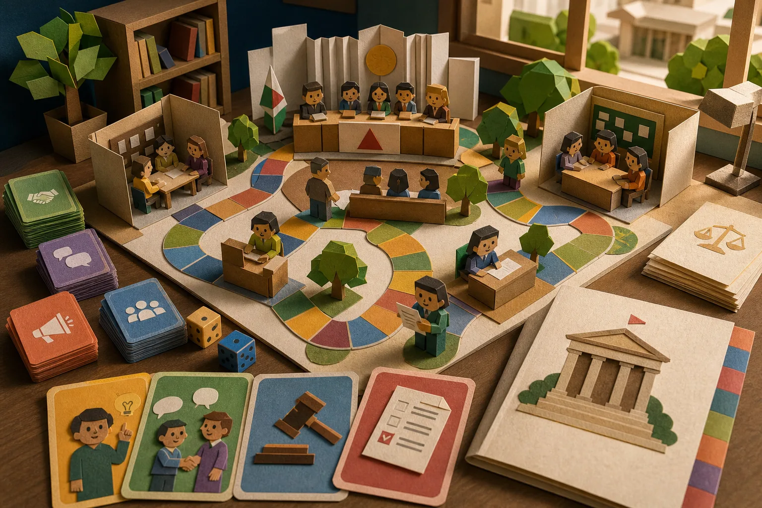 Jogo de tabuleiro gratuito ensina processo legislativo e tramitação de leis