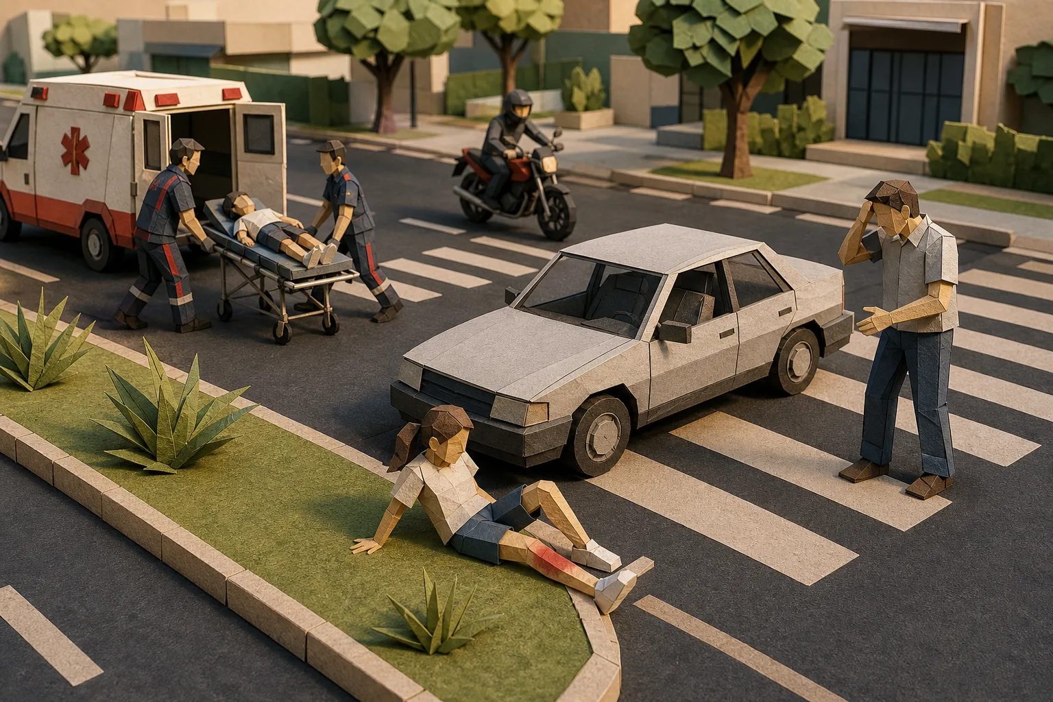 Jovem de 14 anos é atingida por carro em travessia de avenida em Sertãozinho